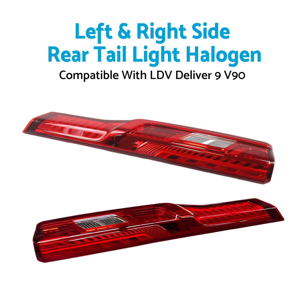 Left & Right Side Rear Tail Light Halogen Suitable for LDV Deliver 9 V90 2020-On-0