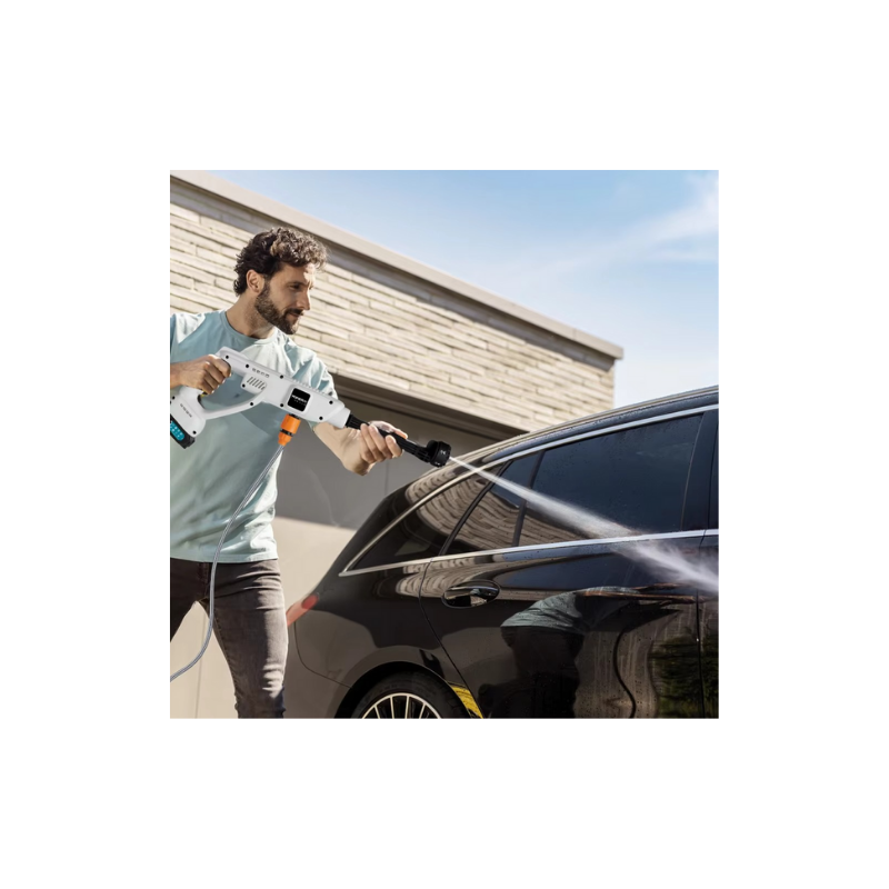 Yofidra 100 Bar Cordless Car Washer Machine Automatic Pure Copper Motor High Pressure Car Spray Gun for Maikita 18V Battery