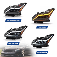 Load image into Gallery viewer, HCMOTIONZ LED Headlights for Infiniti G37 2008-2013 DRL Start up Animation Q60 Coupe Convertible 2014-2015 Car Front Lamps