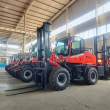 Load image into Gallery viewer, New Design 2024! Japanese Engine CE ISO Certificate 3.5Ton 4ton 5ton 4x4 Off-road Forklift for Sale