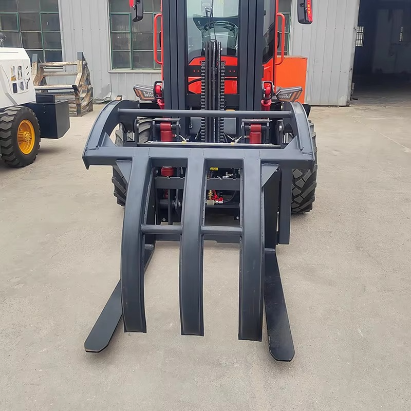 New Design 2024! Japanese Engine CE ISO Certificate 3.5Ton 4ton 5ton 4x4 Off-road Forklift for Sale