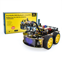 Load image into Gallery viewer, High Quality 4WD BT Robot Car V2.0 Kit Robot Car Kit Smart Robot Car for Arduino