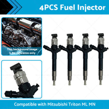 Load image into Gallery viewer, 4PCS 095000-9560 Fuel injector Suitable for Mitsubishi Triton Challenger 08-15-1