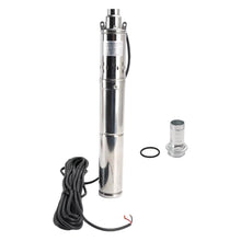 Load image into Gallery viewer, 3in 48V 750W Solar Bore Pump Screw MPPT Submersible Deep Well Pump 140M-0