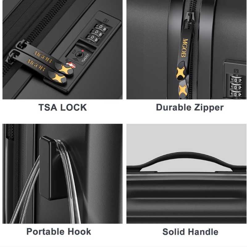 Luggage Sets 3 Piece 20'' 24'' 28'' Business Trips Luggage with TSA Lock