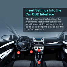 Load image into Gallery viewer, ELM327 V011 Alarm Vehicle Safety FCC CE RoHS Automotive Diagnostic Code Reader Wireless for Bluetooth OBD2 Scanner for Cars