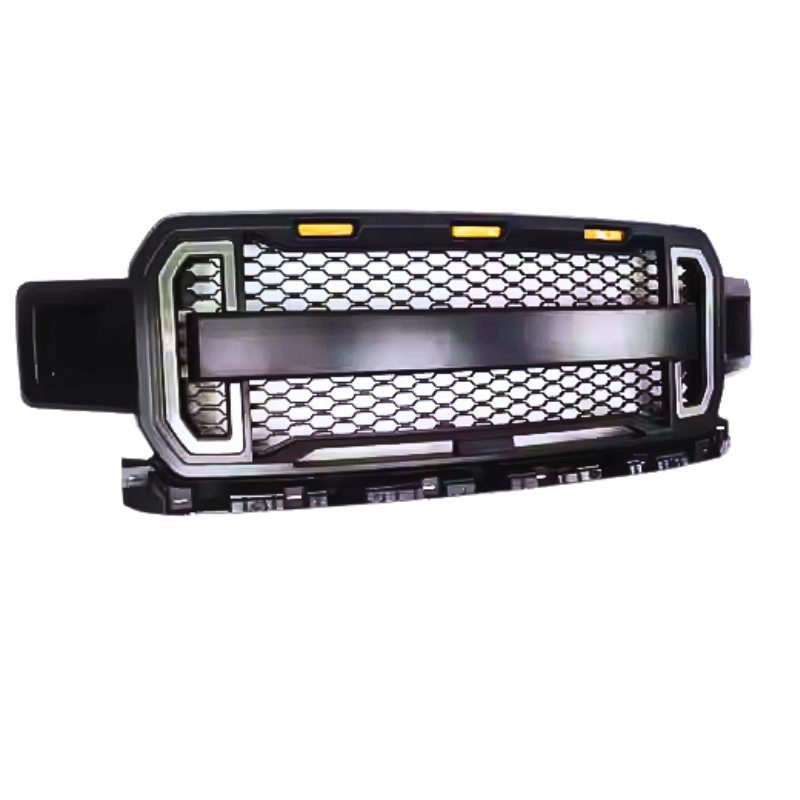 Gobison Pickup Accessories Raptor Bodykit Front Bumper Grille With DRL Light for FORD F150 2018 2019 2020 Car Grille
