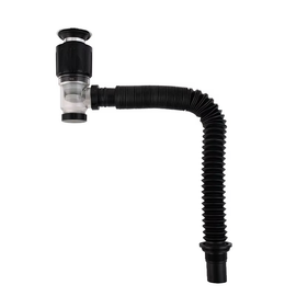 Stainless Steel Two-Way Mounted Wash Basin Chrome Water Drain Downcomer Overflow Sink Drainer Water Hose Set