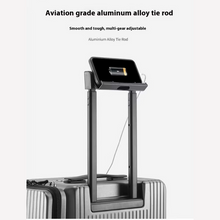 Load image into Gallery viewer, Multifunction Front Open Suitcase for 20 Inch Boarding Luggage Cosmetic Bag With USB Charging and Cup Holder