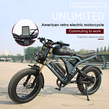 Load image into Gallery viewer, Akez New Energy Velo Electrique Kingkong Electric Bicycle E Bike E-bike USA 500w 1000w 1500w Kingkong Fatbike Fat Bike Ebike
