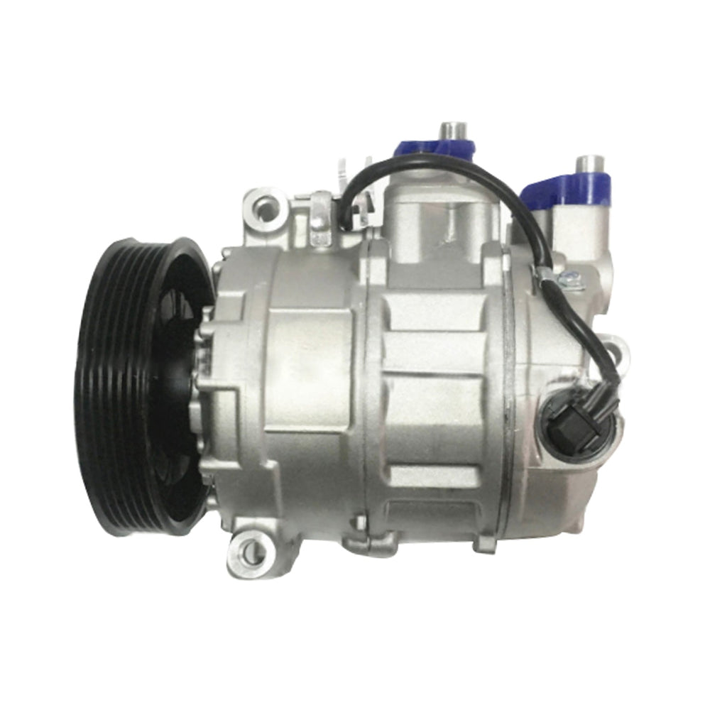 AC Compressor & Clutch Suitable for Audi Q7 3.0L Diesel CRCA 2007-15 R134a PAG46-0