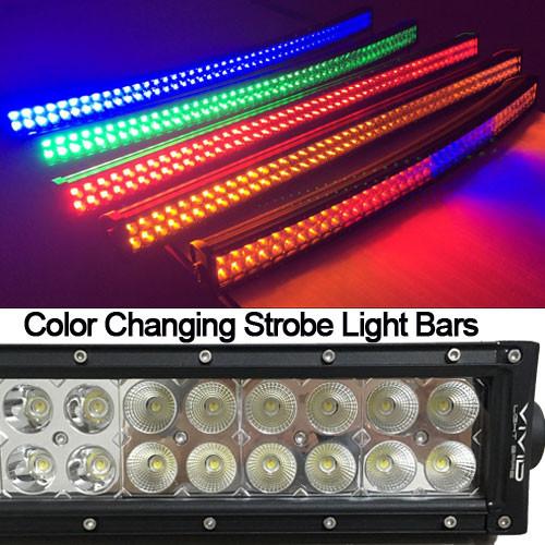 41.5" Dual Color Strobe Curved Light Bar-3
