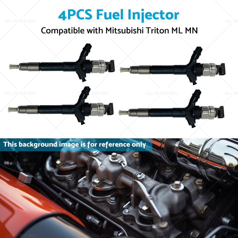 4PCS 095000-9560 Fuel injector Suitable for Mitsubishi Triton Challenger 08-15-4