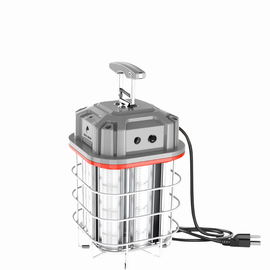 LED Temporary Work Lighting ETL Listed LED Construction Light IP65 60W -150W Work Light with Linkable Connection Design