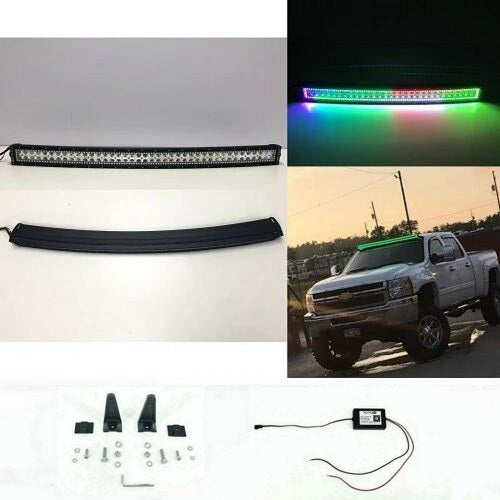 50" Curved RGB Chasing Halo Light Bar-0