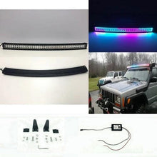 Load image into Gallery viewer, 52&quot; Curved RGB Chasing Halo Light Bar-0