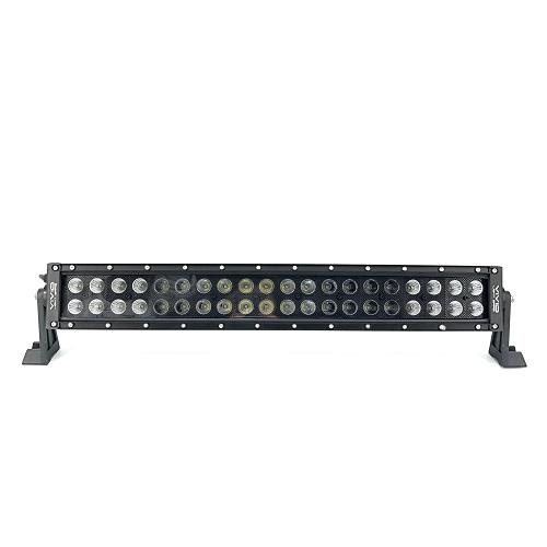 54" Dual Color Strobe Curved Led Light Bar-2