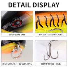 Load image into Gallery viewer, 10pcs Topwater Pencil Fishing Lure Kit – 0.46 oz Each, Ideal for Bass, Trout &amp; More