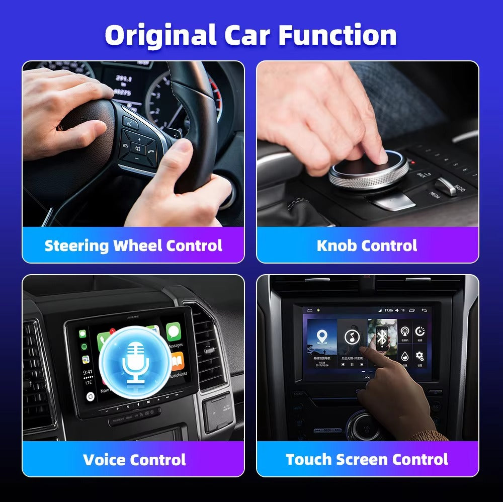 EKIY USA Warehouse Wireless CarPlay Android Auto A2A Adapter for Toyota Mazda Nissan Chevrolet Suzuki Subaru Ford Skoda Hyundai