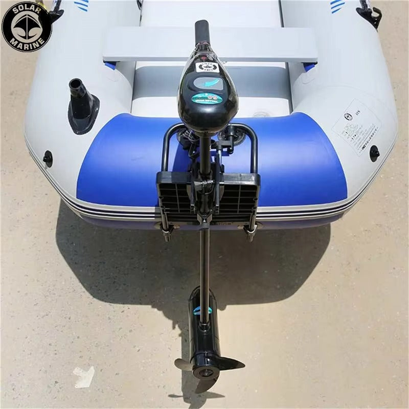 Solar Marine DC 12 V 40 LBS Outboard Engine 480 W Electric Trolling Motor Boat Engine for Fishing Kayak Canoe