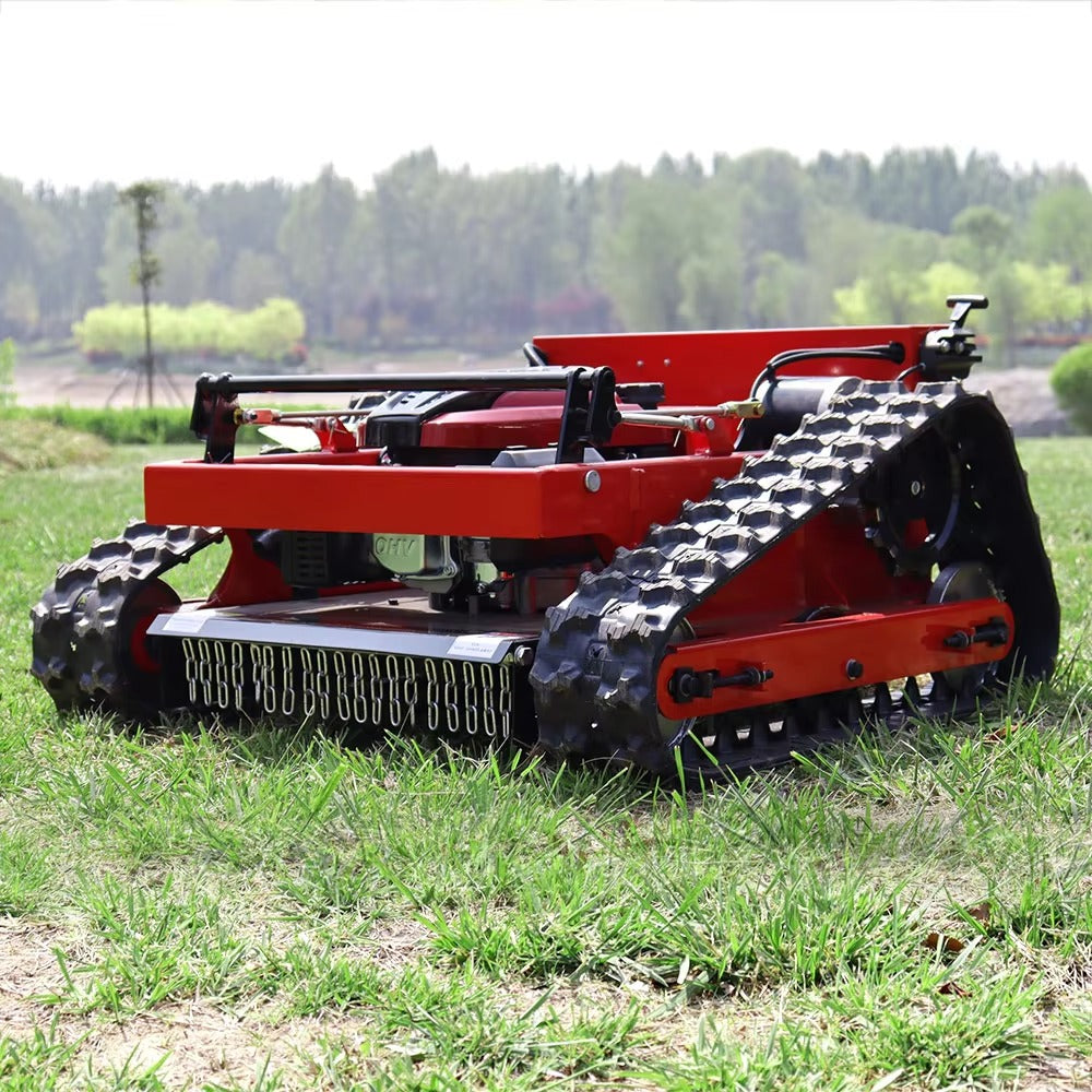 Free Shipping Crawler Remote Control Grass Cutter Blade Lawn Mower