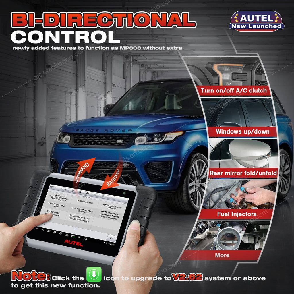 Autel MaxiCom MK808BT Pro Bidirectional Control Automotive OBD2 Scanner Diagnostic Tool Upgraded of Altar MK808S MK808BT MX808S