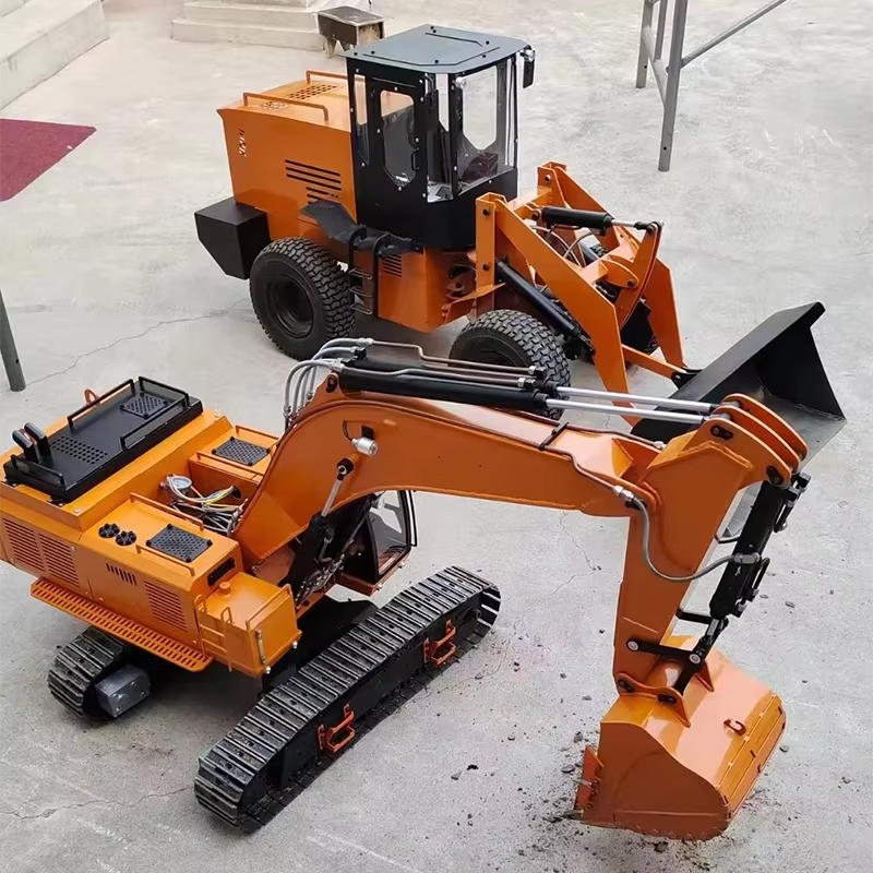 Small Crawler Remote Control Excavator Mini Excavator 0.8 Ton Remote Control Mini Excavator Home Digger