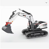 HOT 1/14 HUINA 1594 RC TRUCK CAR Metal Excavator Truck Car Model Remote Control Light Battery Sound Outdoor Toys for Boys Gift