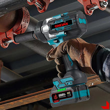 Load image into Gallery viewer, ONEVAN 600W Power Wrench 1700N.m Torque Impact Power Wrenches Brushless Motor Electric Wrench for Truck for Makita 18V Battery