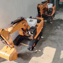 Load image into Gallery viewer, Small Crawler Remote Control Excavator Mini Excavator 0.8 Ton Remote Control Mini Excavator Home Digger