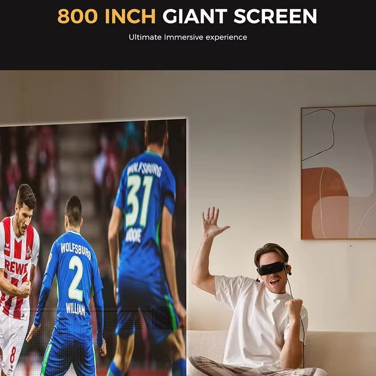 Immersive 3D Smart Glasses Stock Virtual Reality Head Mounted Display for Private Cinema & Gaming Stock AR Hardware