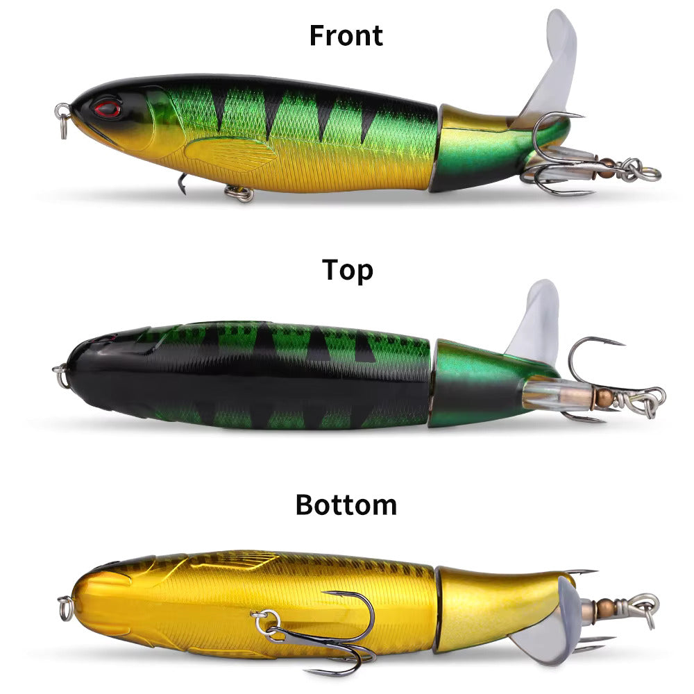10pcs Topwater Pencil Fishing Lure Kit – 0.46 oz Each, Ideal for Bass, Trout &amp; More