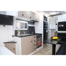 Load image into Gallery viewer, Europe Double Axle Camping Travel Trailers Caravan Luxury Australia Standard Rv Caravan Trailer for Sale