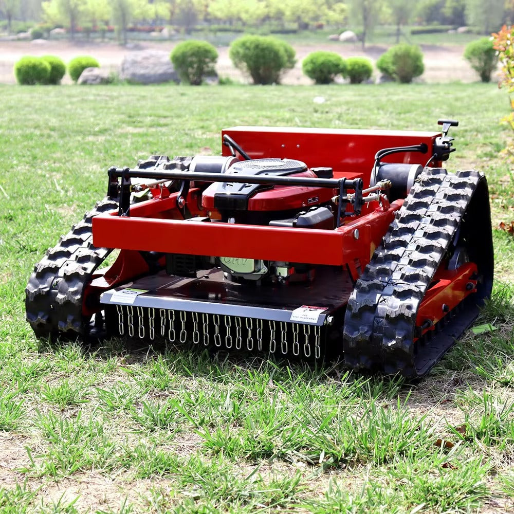 Free Shipping Crawler Remote Control Grass Cutter Blade Lawn Mower