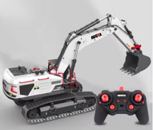 Load image into Gallery viewer, HOT 1/14 HUINA 1594 RC TRUCK CAR Metal Excavator Truck Car Model Remote Control Light Battery Sound Outdoor Toys for Boys Gift