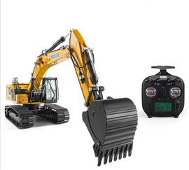 HUINA Upgraded Version K961-100S Kabolite 1/18 Scale Metal Hydraulic Excavator Remote Control RC Fully Functional Model Truck