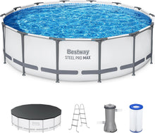 Load image into Gallery viewer, Bestway Steel Pro MAX 14ft x 42in Round Above Ground Pool Set