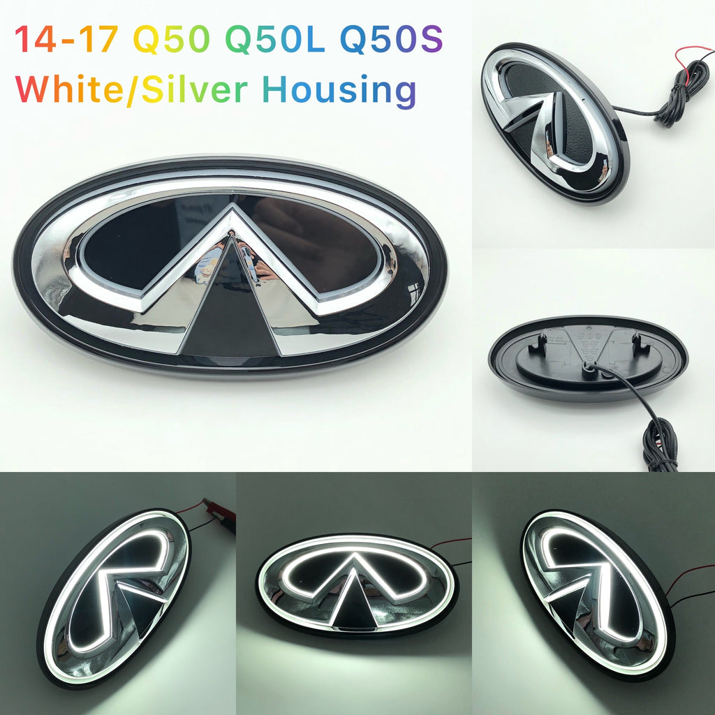 Infiniti logo car led front emblem light-5
