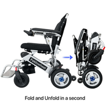 Load image into Gallery viewer, Foldawheel Lightweight Electric Wheelchair – PW-999UL Ultra-Portable Model