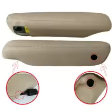 Load image into Gallery viewer, 2 PCS For Land Rover Discovery 3 4 2004-2016/Range Rover 2005-2013 Car Side Seat Armrest Cover Microfiber Leather Original Curve