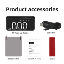 Load image into Gallery viewer, M3 Car HUD Display High Definition Windshield Projection Black-1