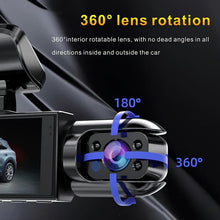 Load image into Gallery viewer, 1080P WiFi Dual Lens Dash Cam Front Rear Car DVR Black-4