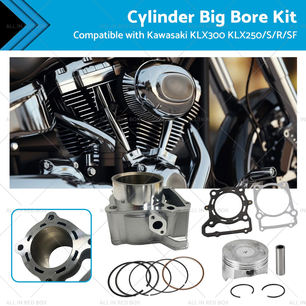78mm Cylinder Big Bore Kit Suitable For Kawasaki KLX300 / KLX250 S / R / SF 1993-2014-0