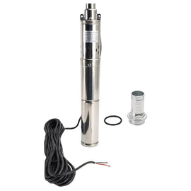 3in 48V 750W Deep Well Solar Submersible Bore Hole Water Pump With 15M Line-0