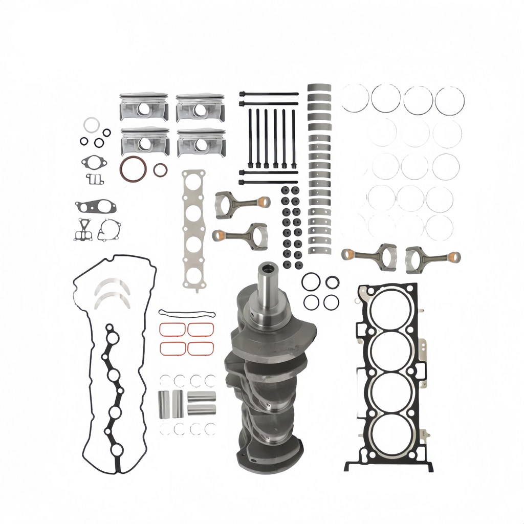 MBSGSW Full Gasket Set, Crankshaft, Con Rods, Piston Kit, Piston Ring, Engine Bearing, Con-rod Bearing for Hyundai KIA 2.4 G4KE