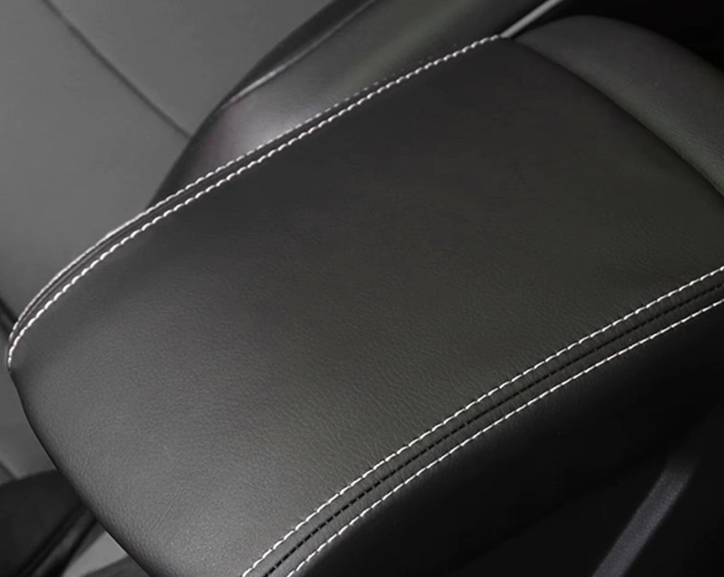Premium Suede Leather Armrest Box Protector Cover for VW Golf 7 MK7 (2012–2019) – Central Console Interior Accessory – Multiple Color Variants Available
