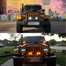 Load image into Gallery viewer, 3.75&#39;&#39; side shooter led pod lights ditch light for trucks, trailers, jeep, atv, utv, 4x4, emergency vehicles (2 pack)-1