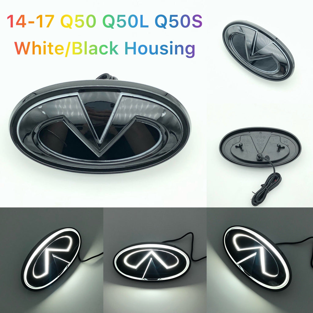Infiniti logo car led front emblem light-6