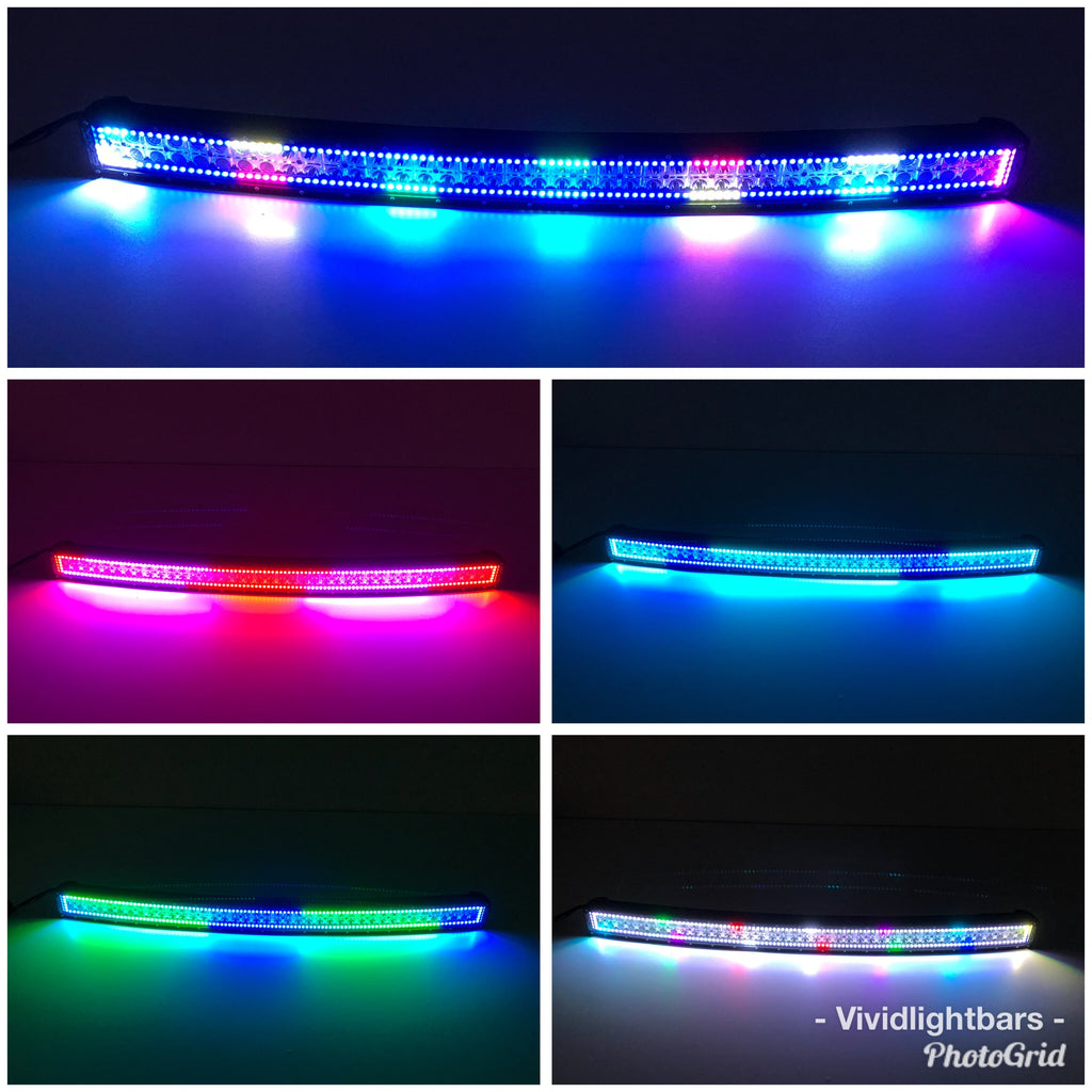 41.5" Curved RGB Chasing Halo Light Bar-0