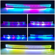Load image into Gallery viewer, 31.5&quot; Curved RGB Chasing Halo Light Bar-0